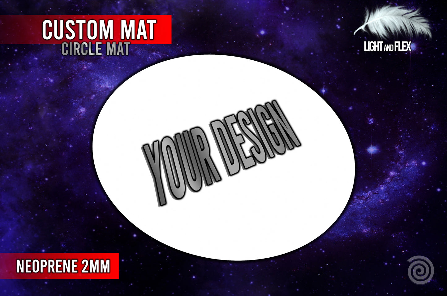 Customizable Playmat - (Circle Shape) Up to 130cm /51 inches