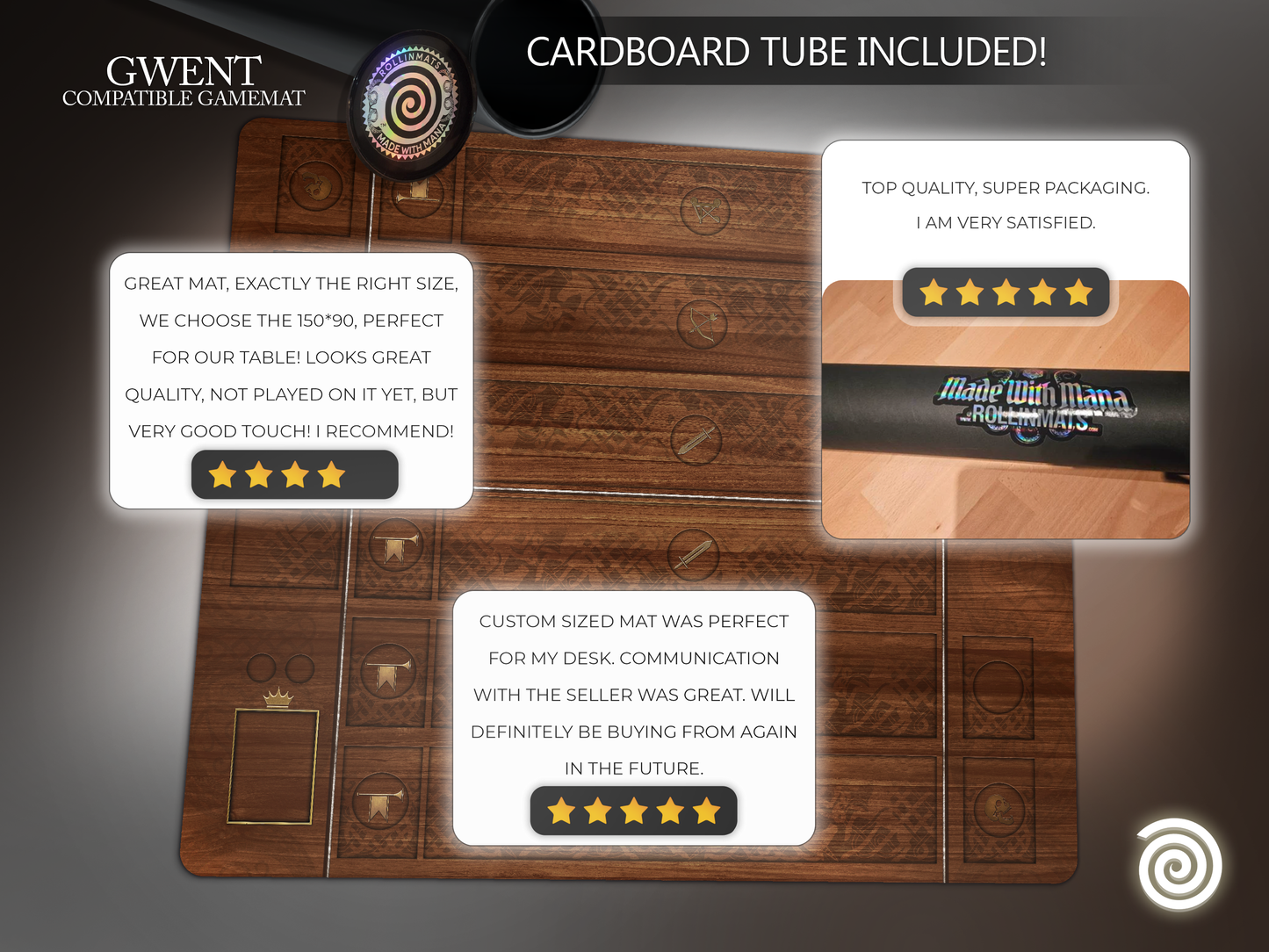 Witcher 3 Gwent Card Game compatible Gamemat