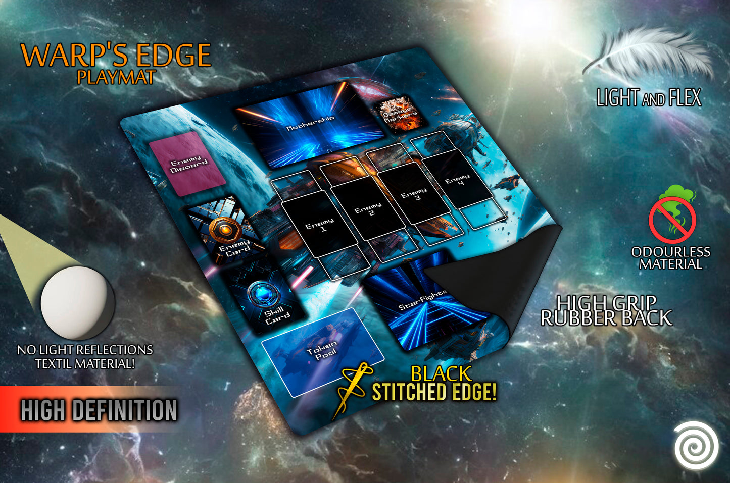 Warp's Edge compatible Playmat
