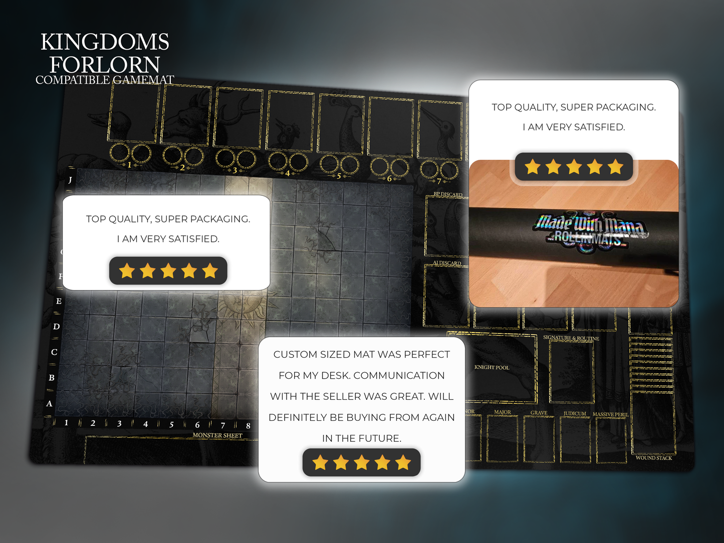 Pre-Order : Kingdoms Forlorn Compatible Playmat