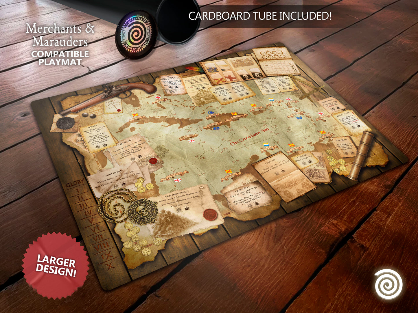 Playmat Merchants and Marauders Compatible Gamemat