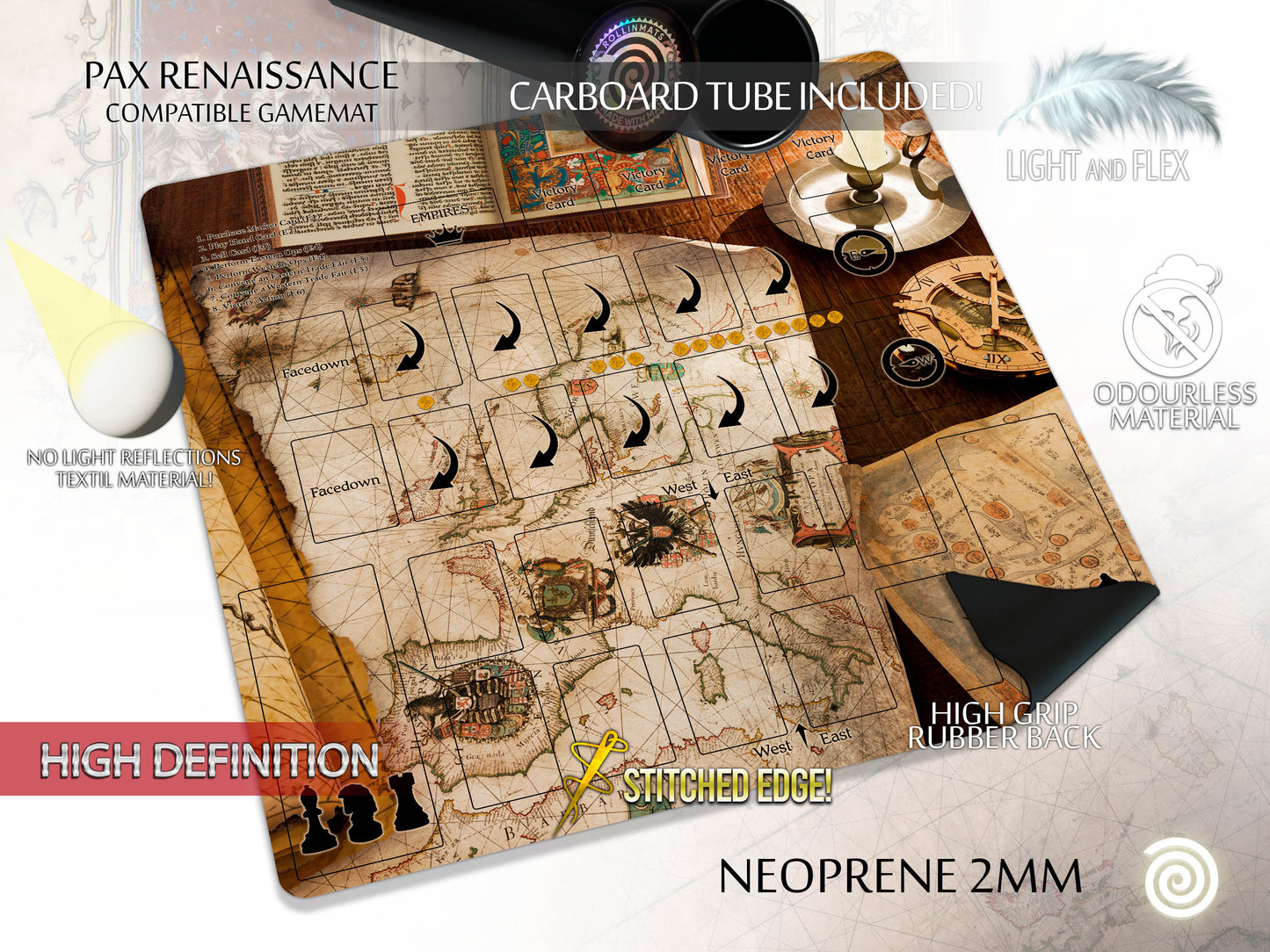 Pax Renaissance Compatible Gamemat