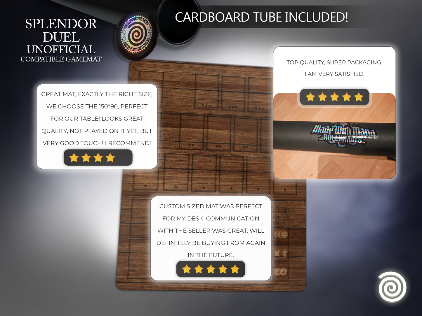 Splendor: Duel Compatible Gamemat