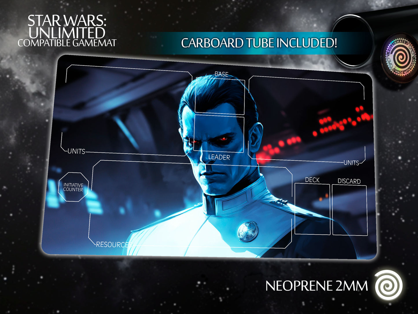 Playmat TCG Star Wars: Unlimited Compatible Gamemat (Various Designs)