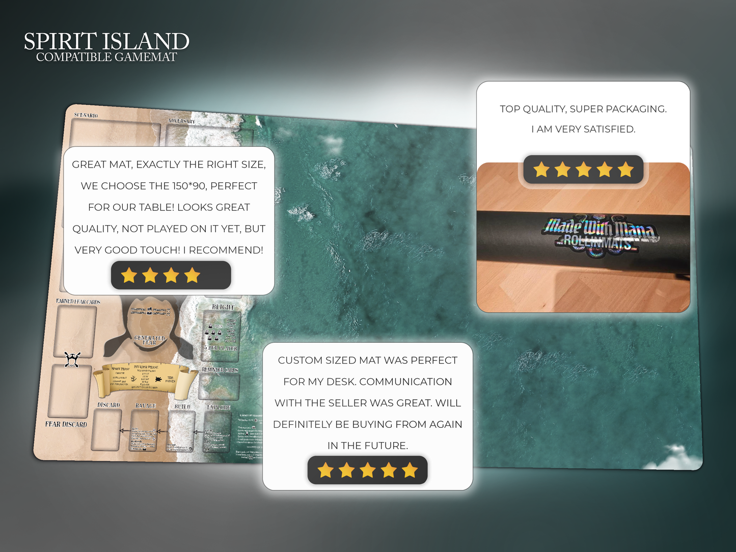 Spirit Island: Definitive Compatible Gamemat