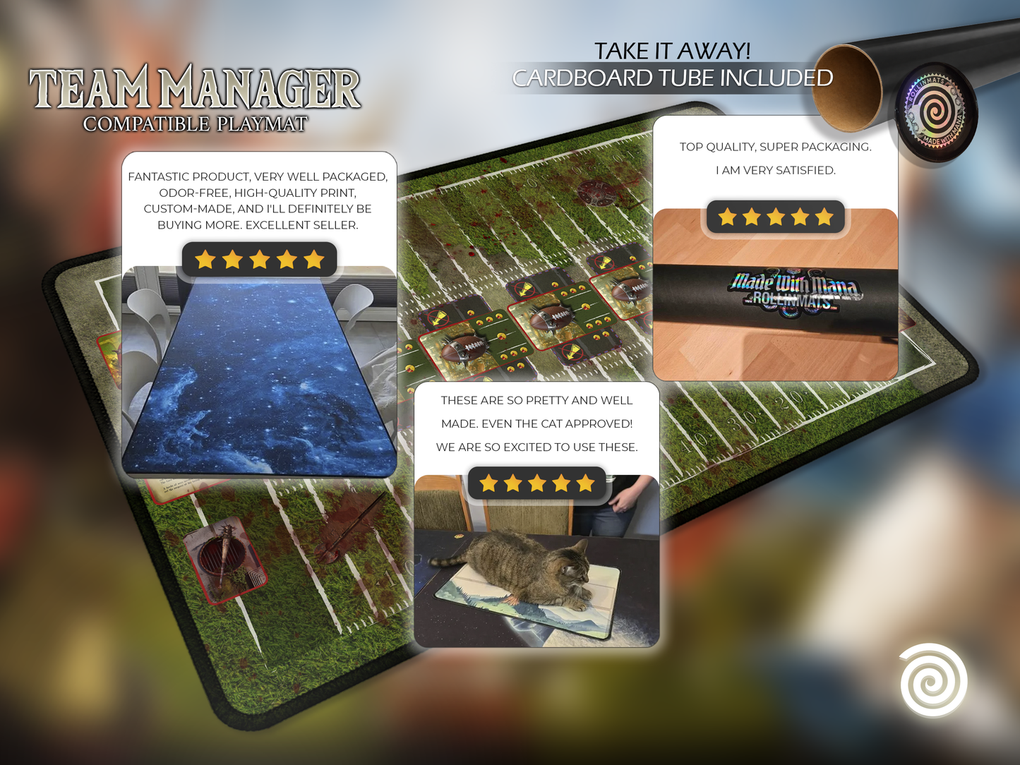 BB Team Manager Compatible Playmat