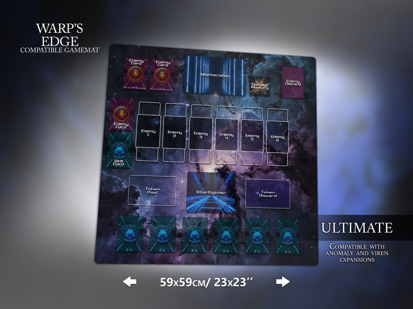 WARP'S Edge Ultimate Compatible Playmat