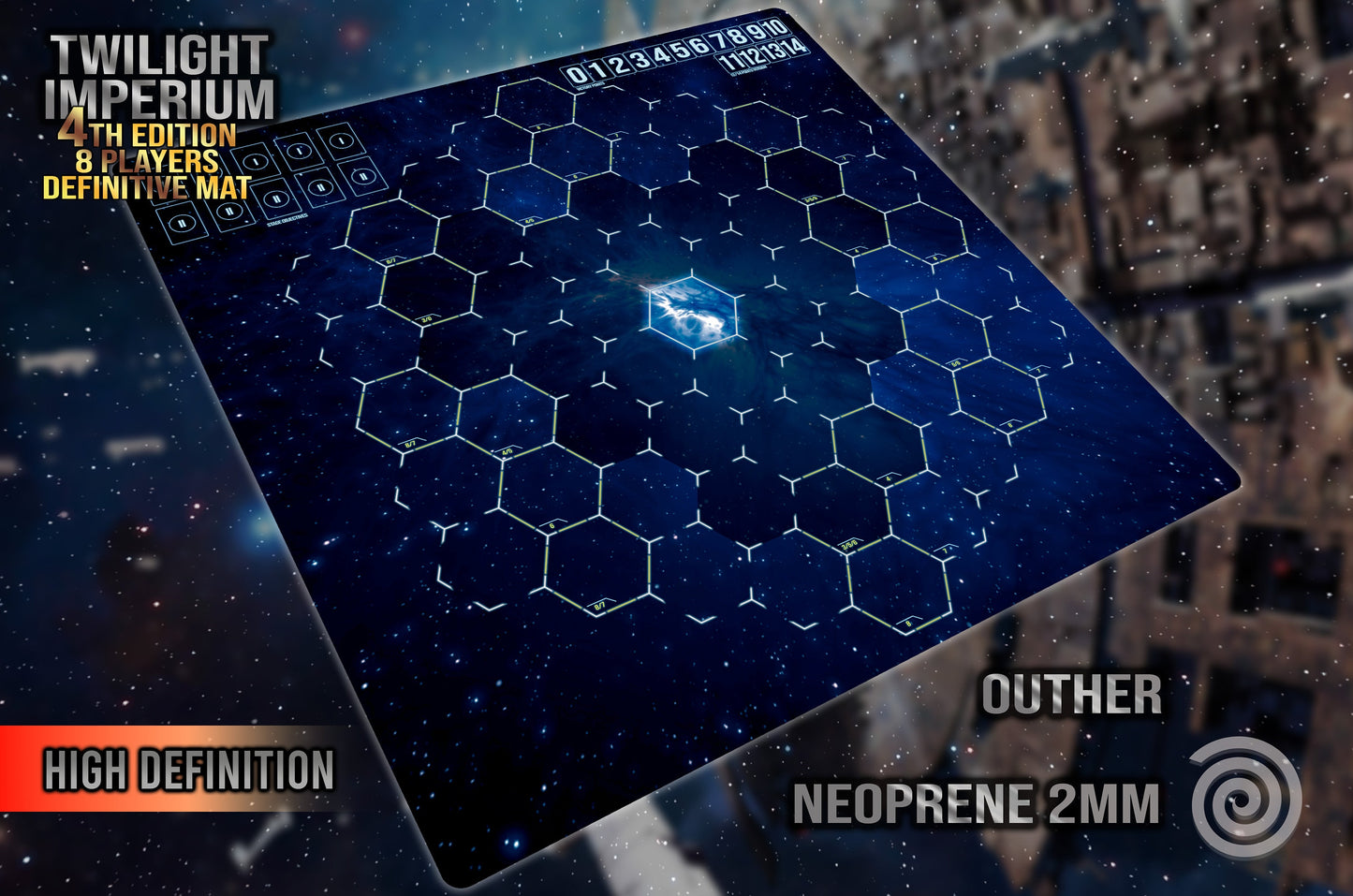 NEW! Tapete para Twilight Imperium 8 jugadores Escoge entre 4 th edition y 3th edition UNOFFICIAL PRODUCT