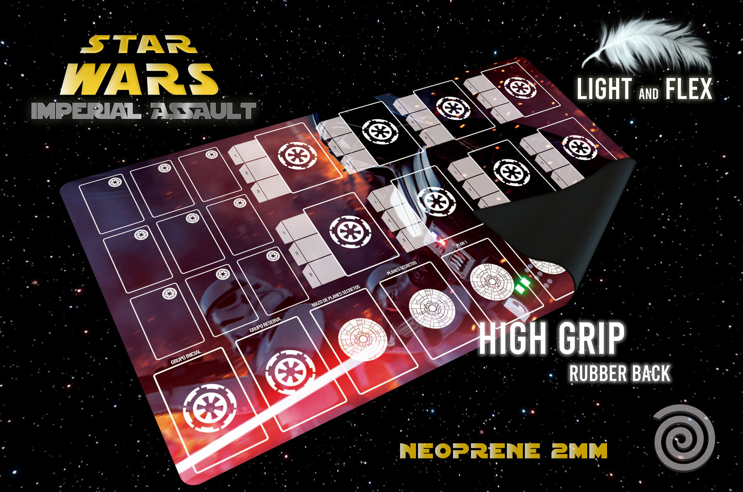 Tapete Imperial Assault Overlord Imperio Galáctico UNOFFICIAL PRODUCT