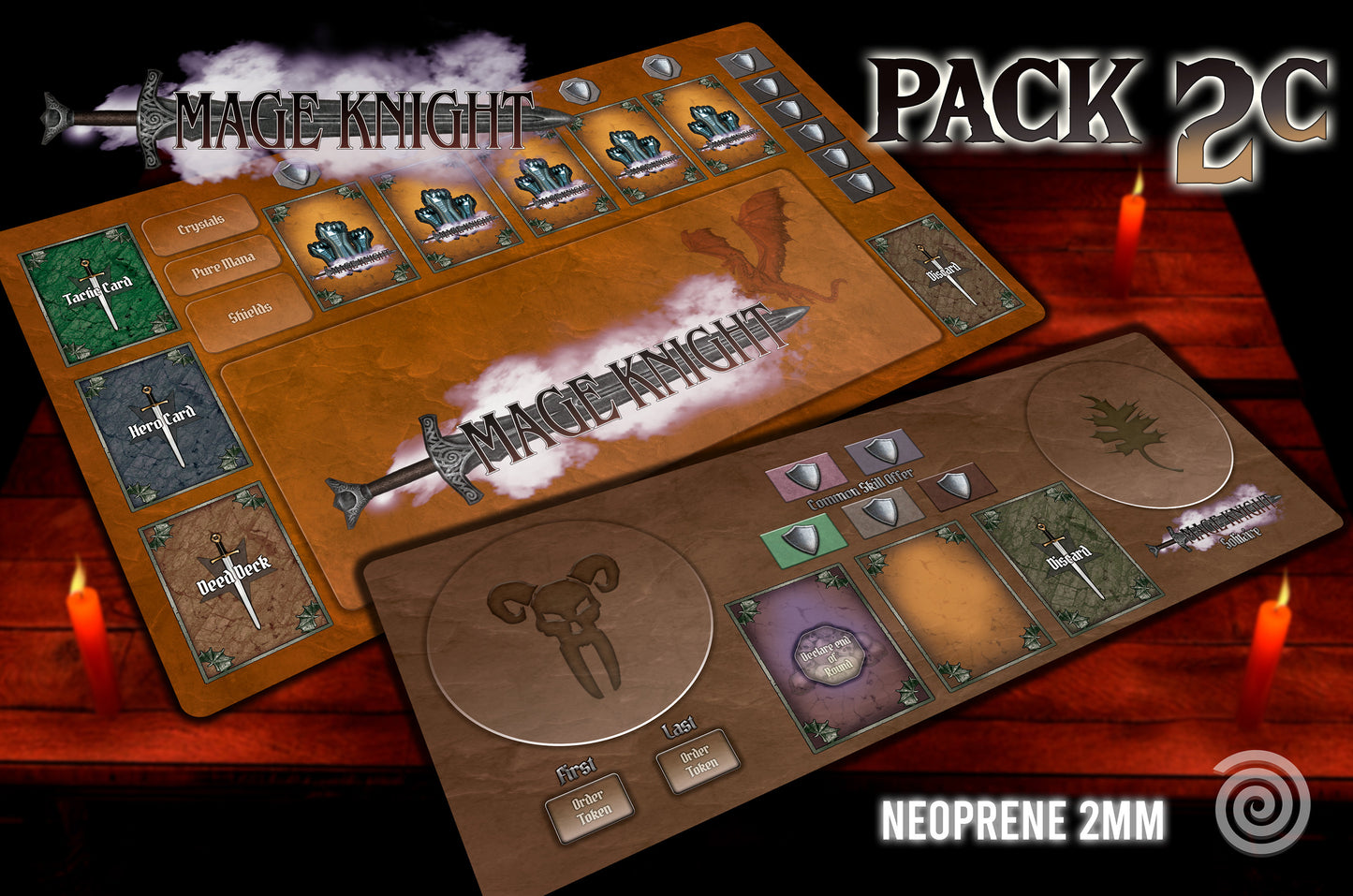 Pack Tapetes Mage Knight UNOFFICIAL PRODUCT