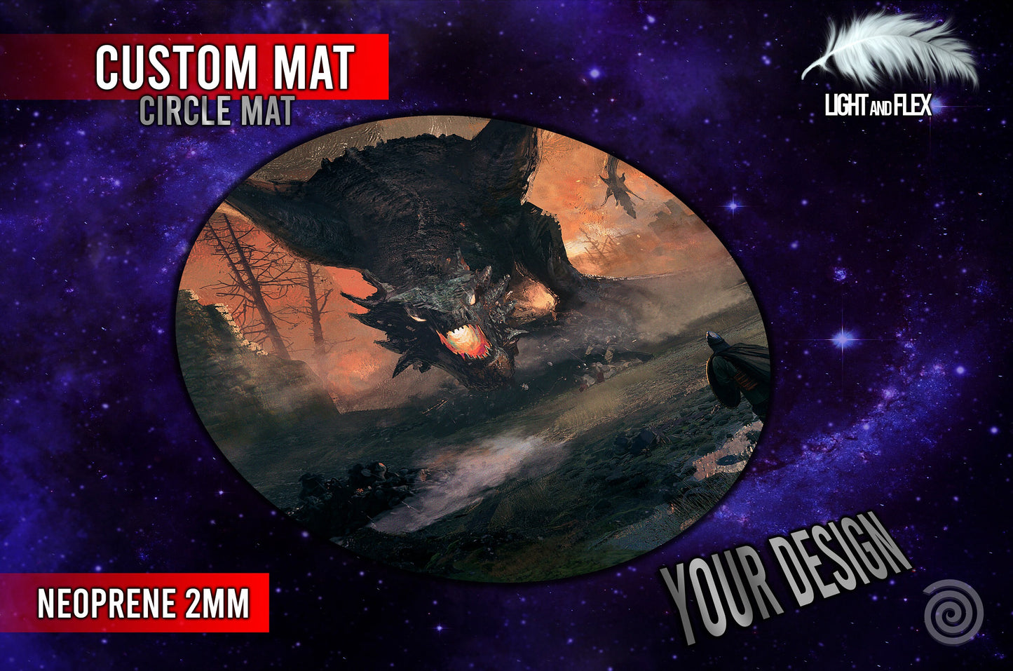 Tapete circular personalizable