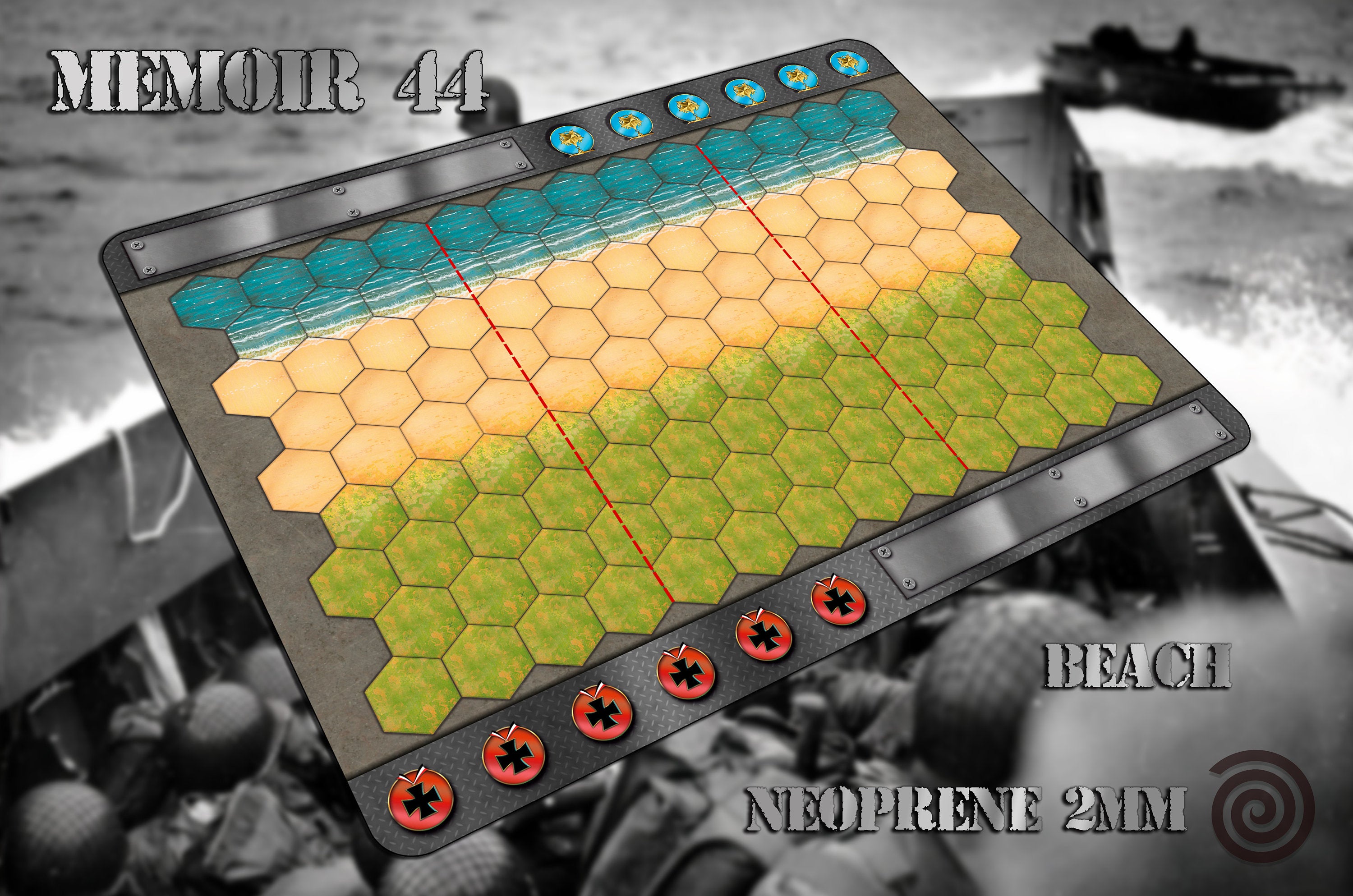 Memoir 44 Compatible Gamemat (Core) Rollinmats Memoir 44 Compatible Gamemat (Core) Rollinmats