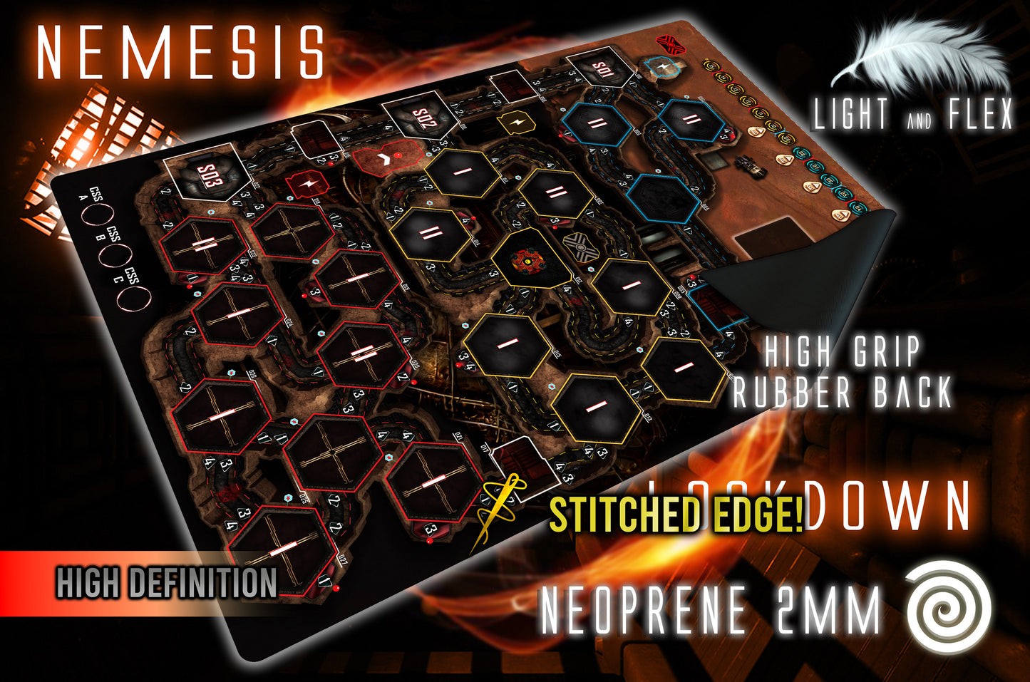 Tapetes Nemesis Lockdown