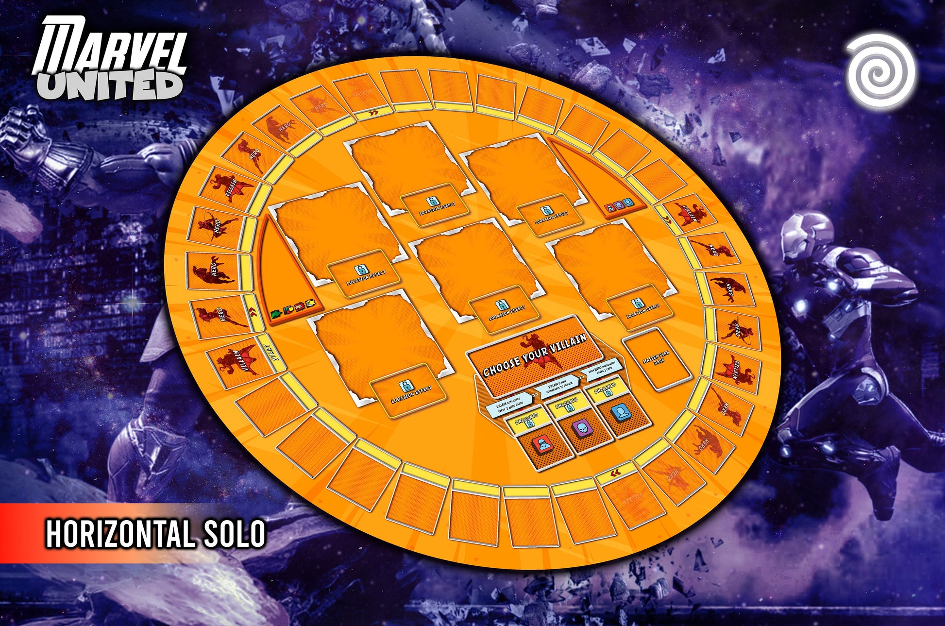 Tapetes Marvel United UNOFFICIAL PRODUCT