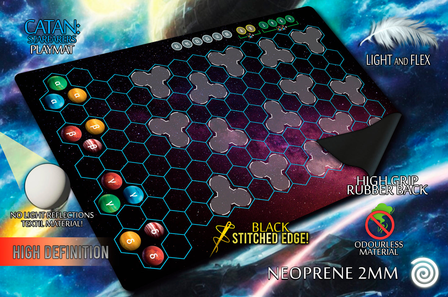 Playmat Catan Starfarers ( Unofficial )