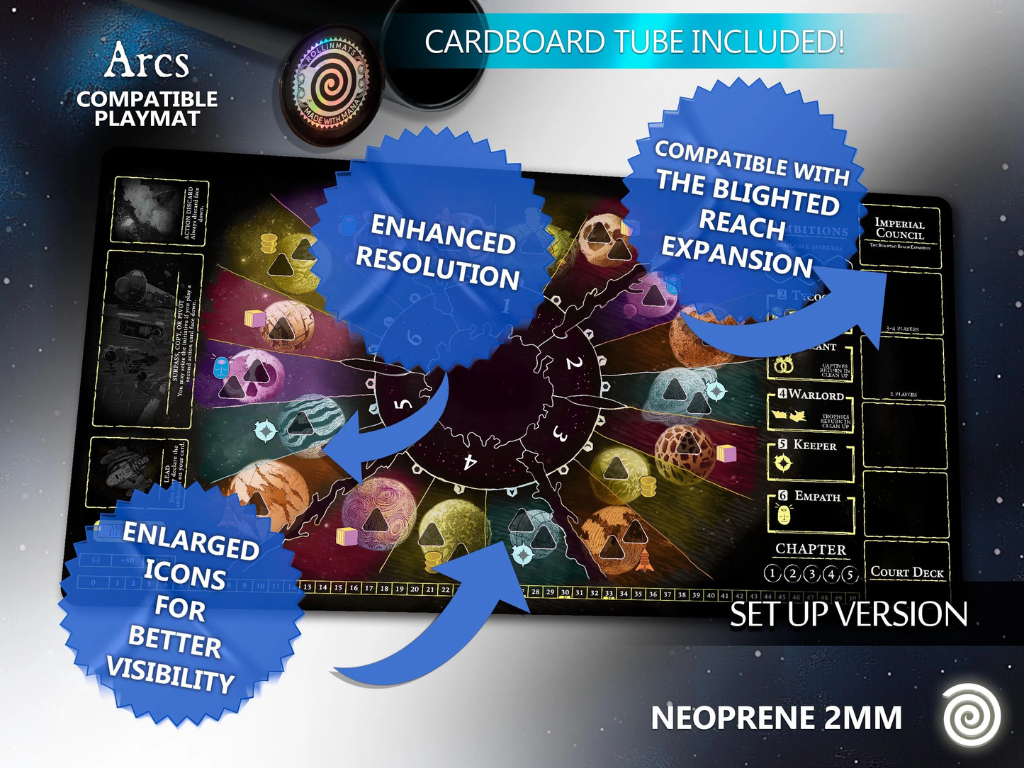 Arcs Compatible Playmat