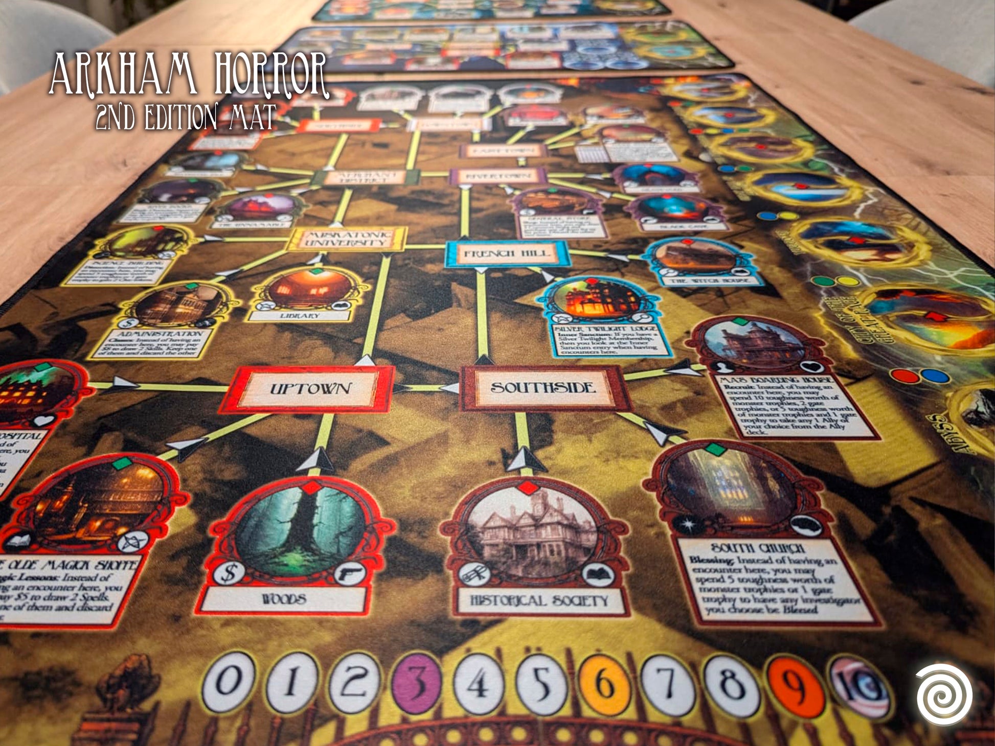 Arkham Horror 2nd Edition Compatible Playmat - Rollinmats Arkham Horror 2nd Edition Compatible Playmat - Rollinmats