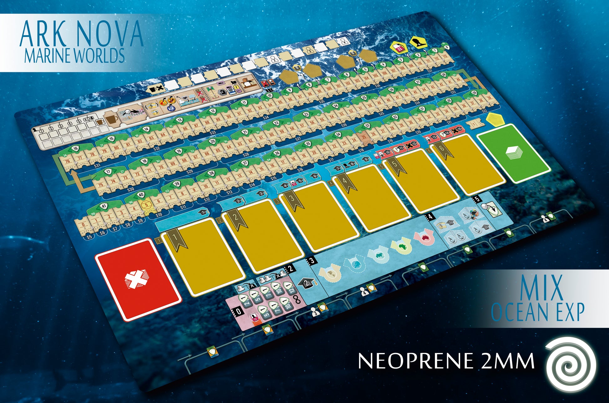 Ark Nova Marine Worlds - Board Game Mat
