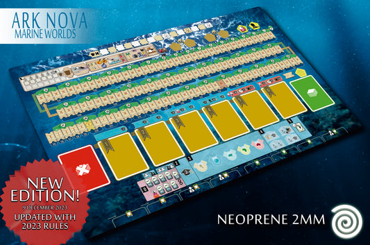 Ark Nova compatible Playmats - (Marine Worlds &amp; Core)