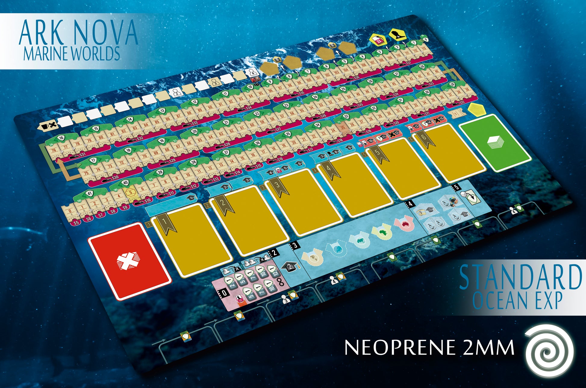 Ark Nova Marine Worlds - Board Game Mat