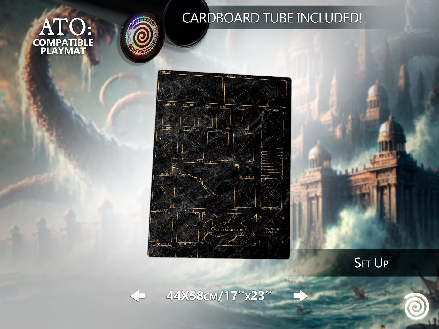 Aeon Trespass: Odyssey compatible Playmat