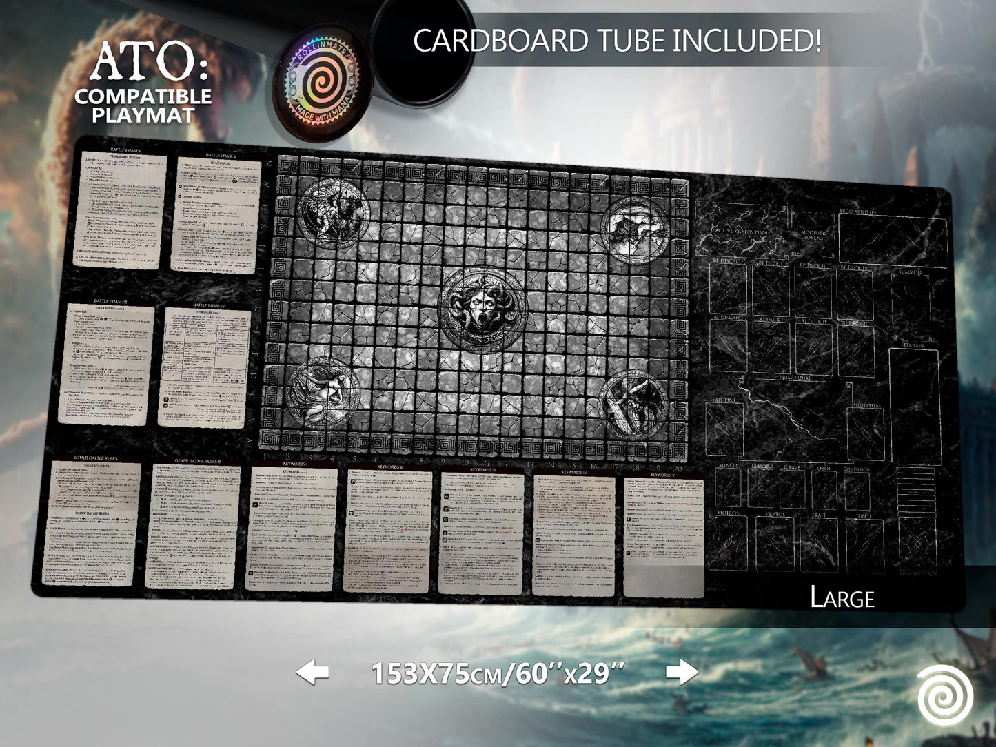 Aeon Trespass: Odyssey compatible Playmat