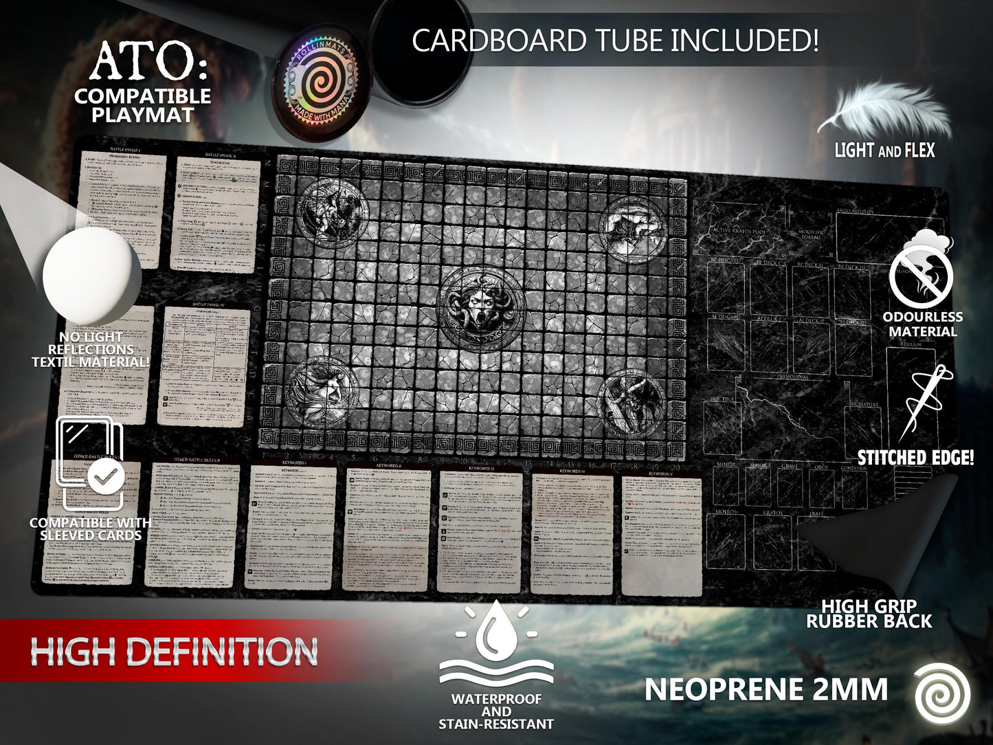 Aeon Trespass: Odyssey compatible Playmat