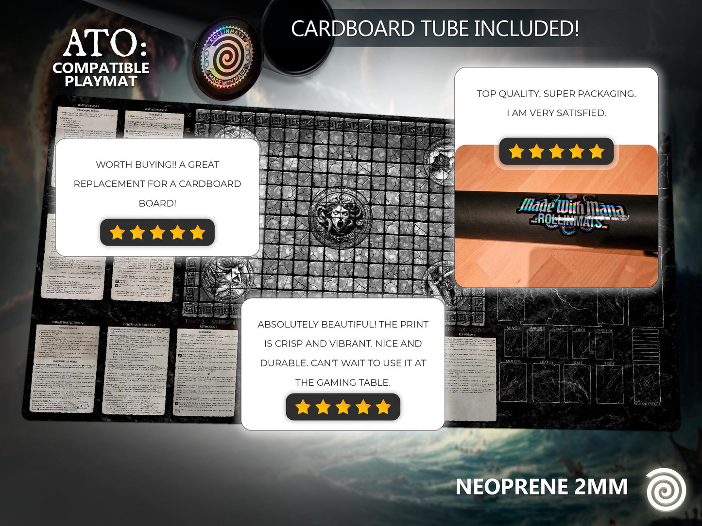 Aeon Trespass: Odyssey compatible Playmat