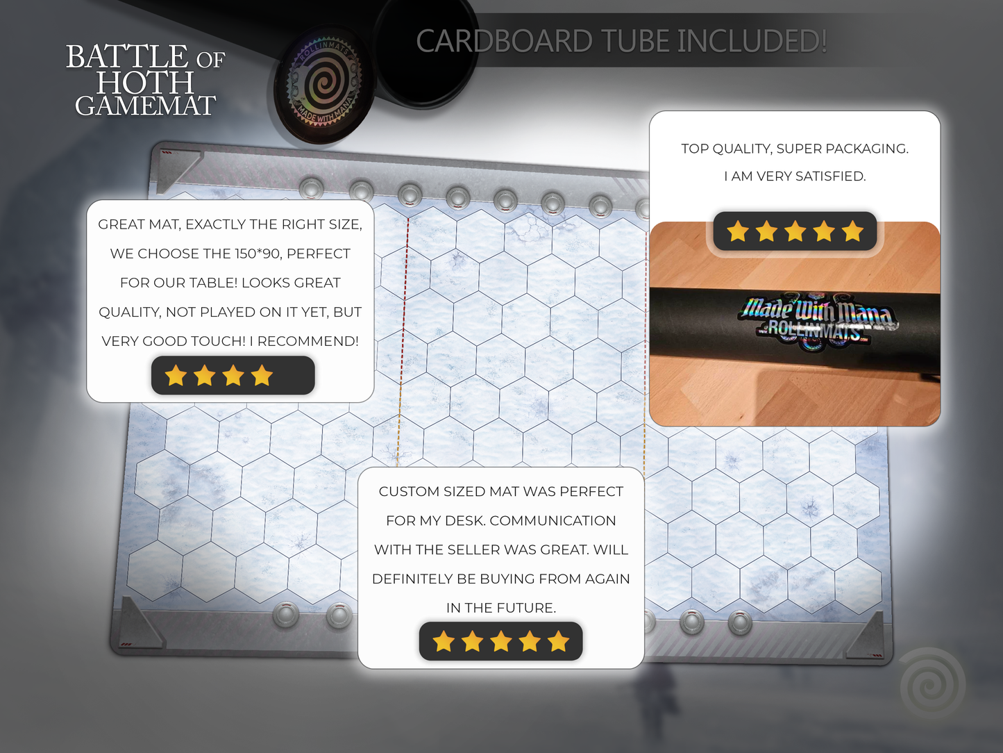 Battle Of Hoth Compatible Gamemat