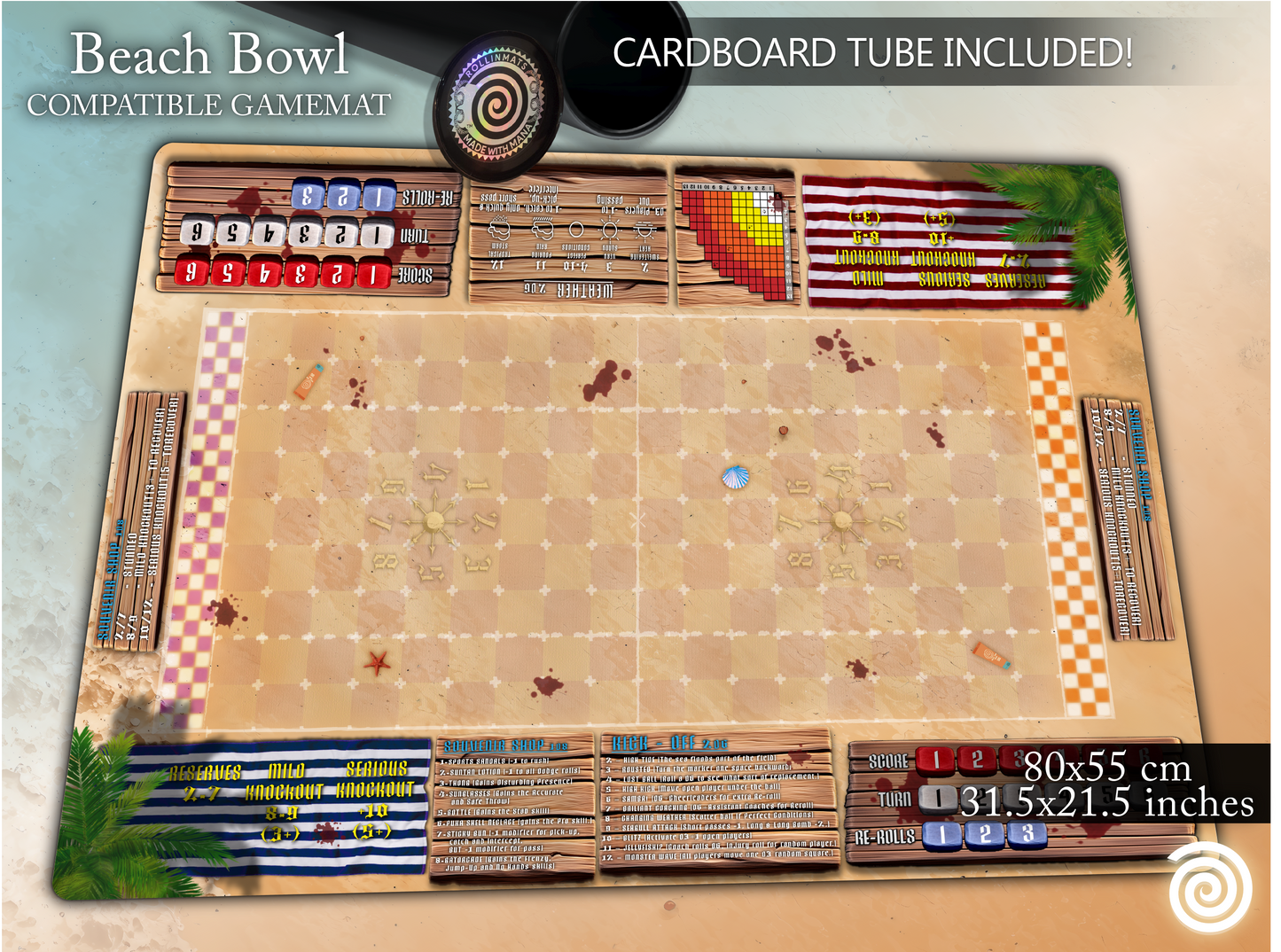 Beach Bowl BB compatible Gamemat