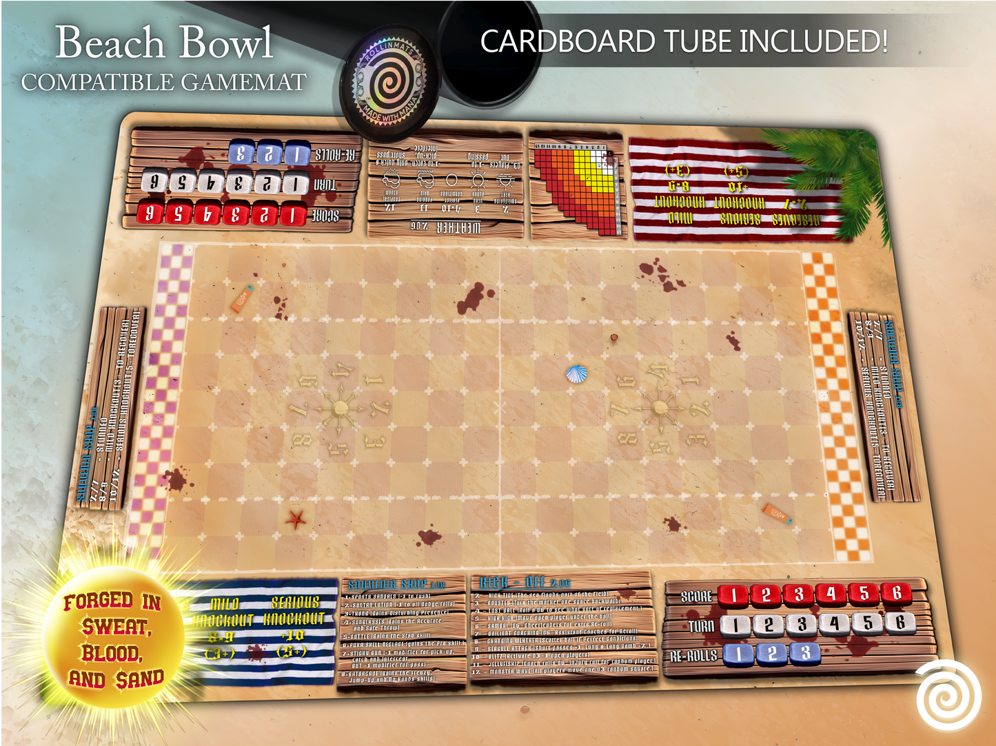 Beach Bowl BB compatible Gamemat
