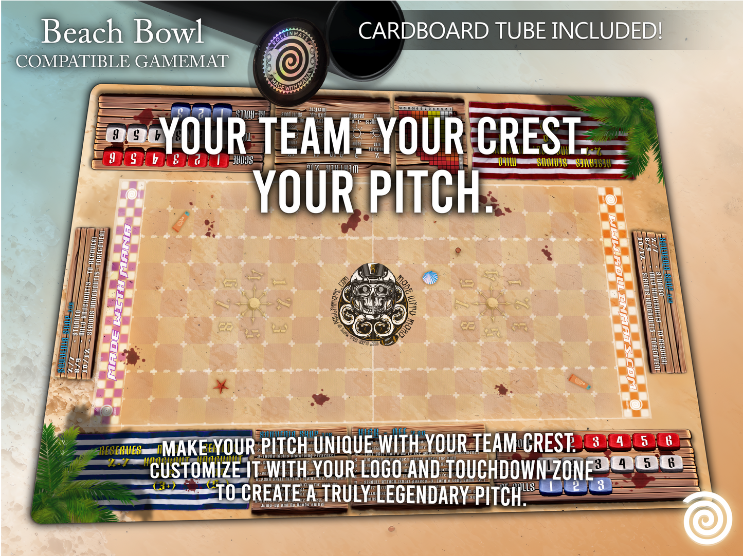 Beach Bowl BB compatible Gamemat