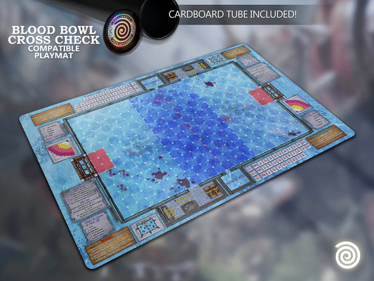 Blood Bowl Cross Check compatible Gamemat