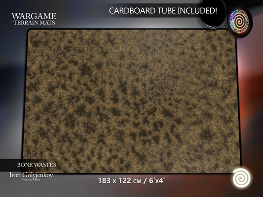 WARGAME TERRAIN MAT - BONE WASTES