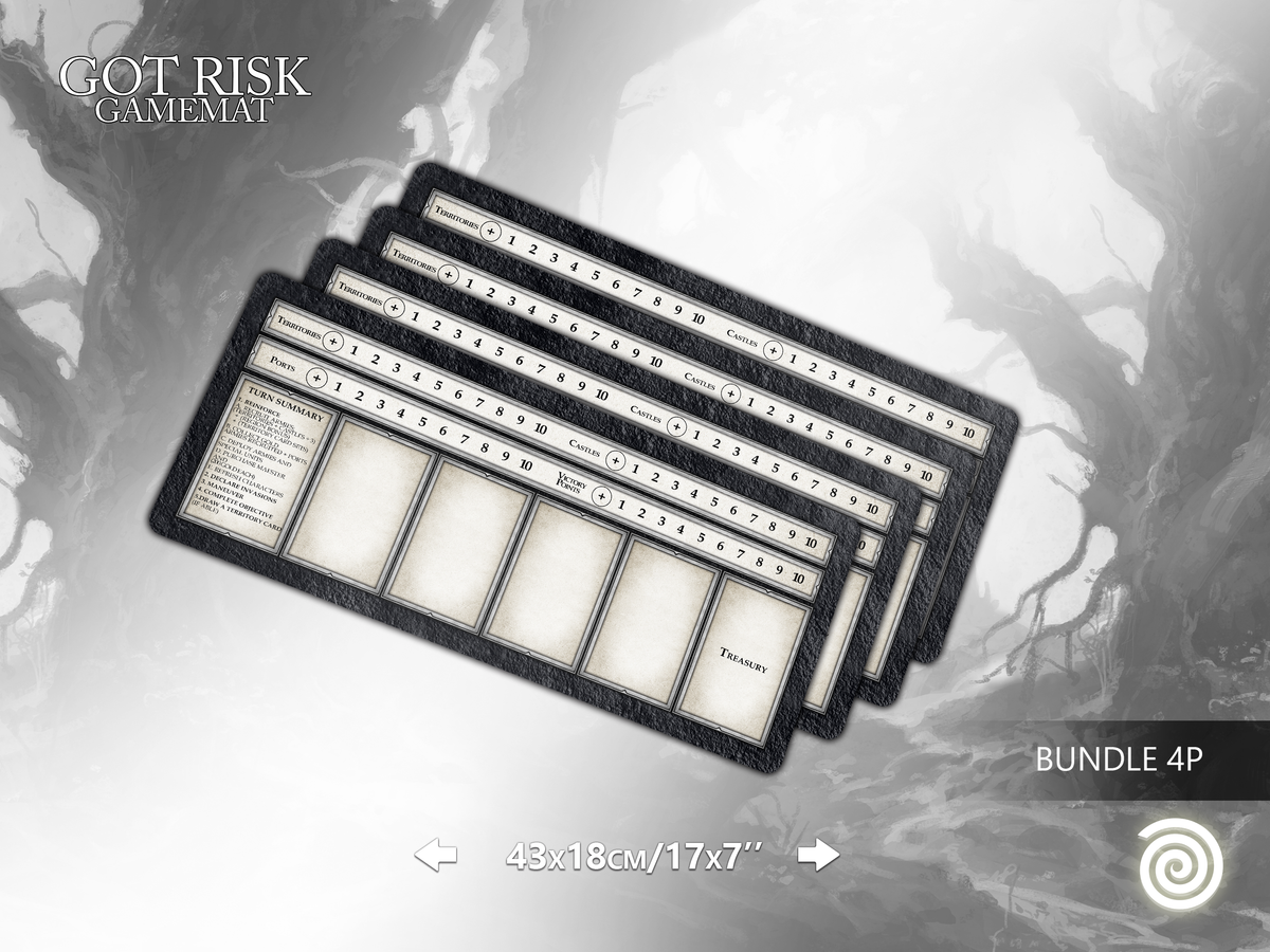 Risk: Game of Thrones four-player playmat bundle