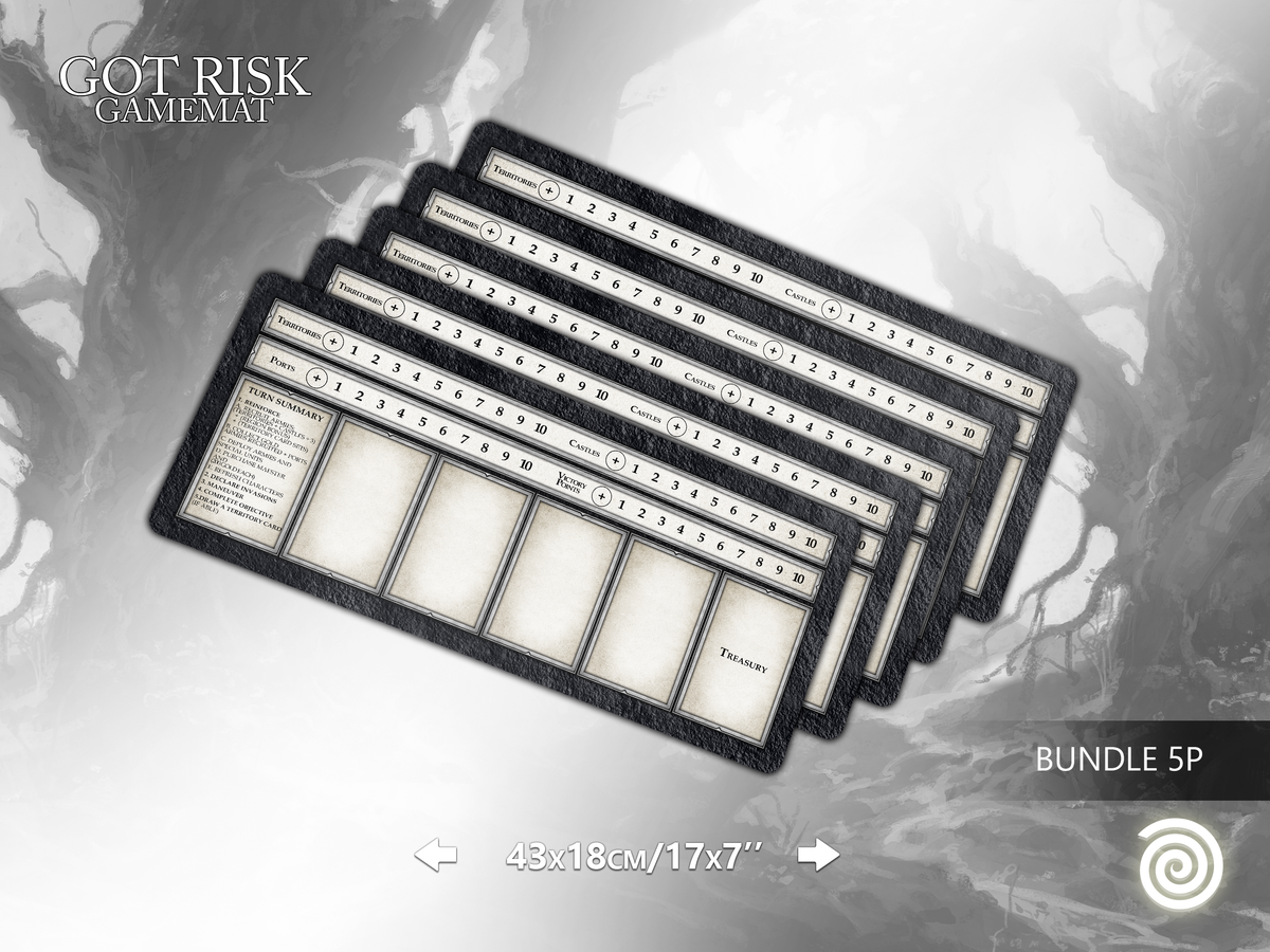 Risk: Game of Thrones five-player playmat bundle
