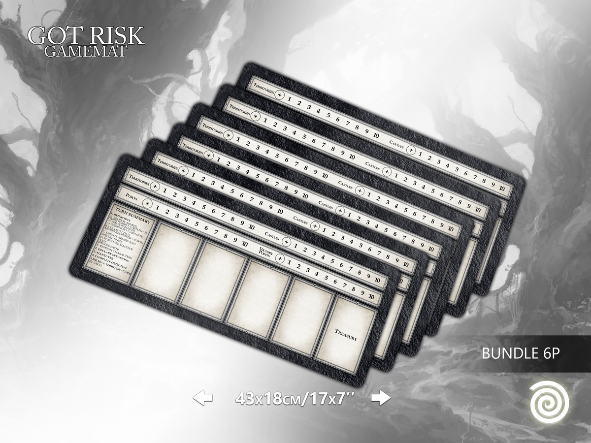 Risk: Game of Thrones six-player playmat bundle