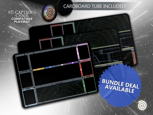 Star Trek Captain's Chair Compatible Playmat