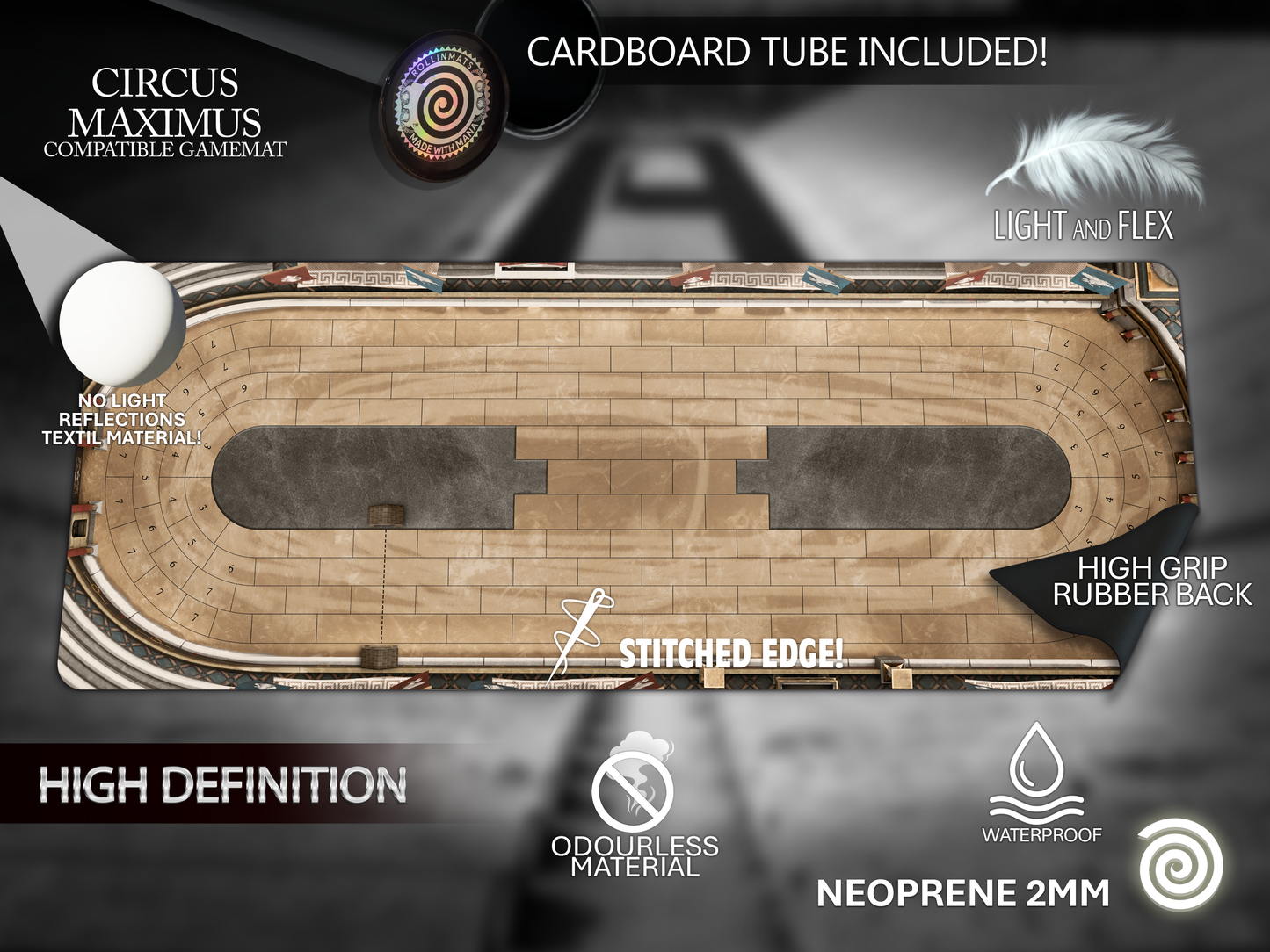 Circus Maximus Compatible Gamemat