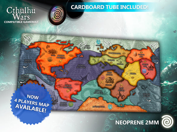 Cthulhu Wars compatible core, oversized and giant playmats