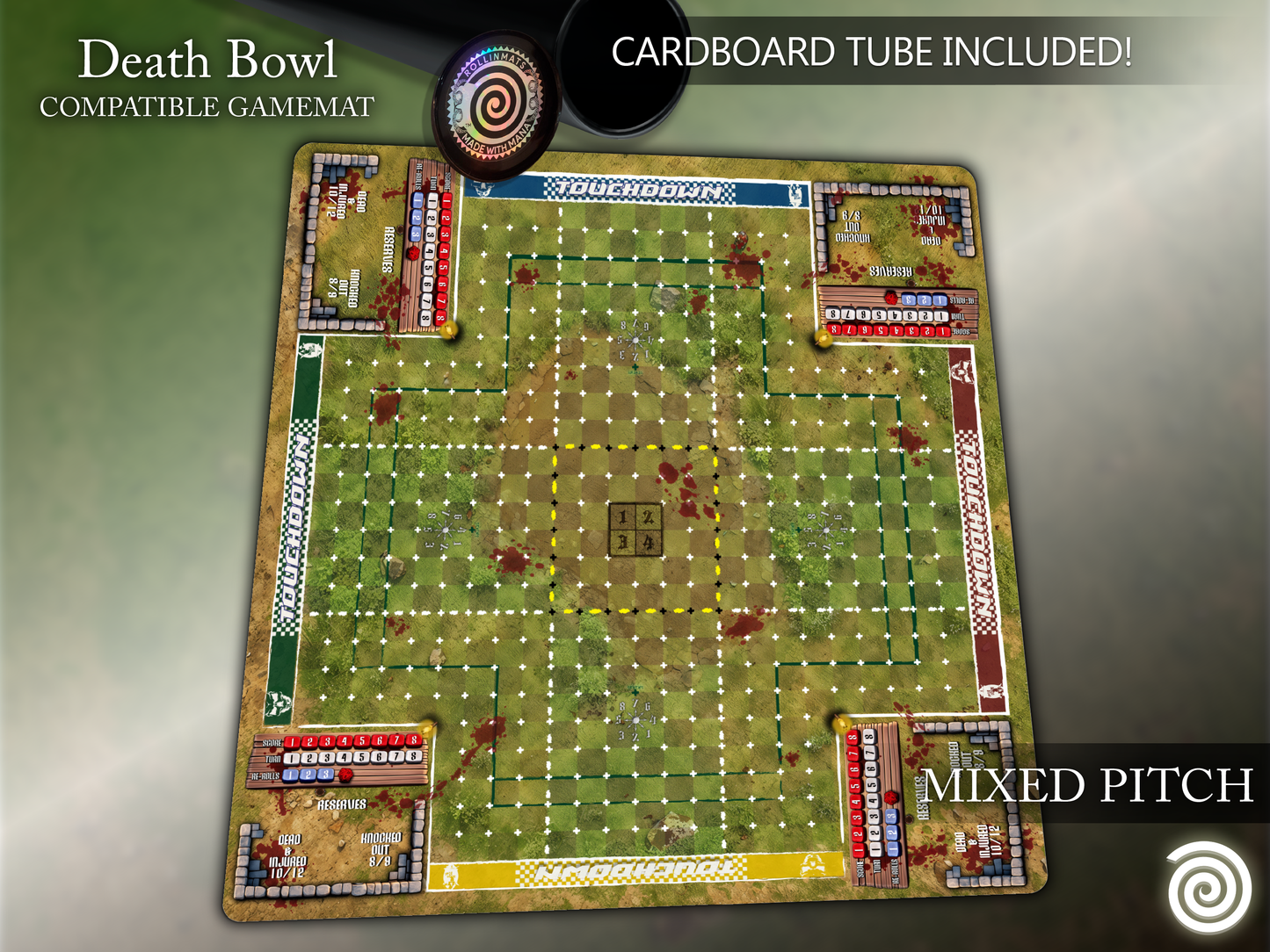 Death Bowl BB 3rd Season compatible Gamemat