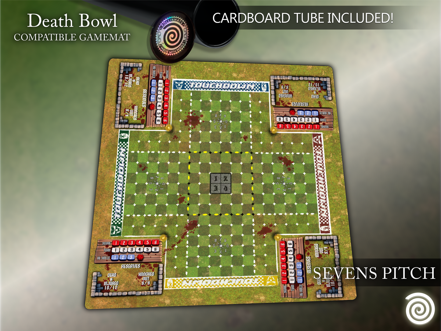 Death Bowl BB 3rd Season compatible Gamemat