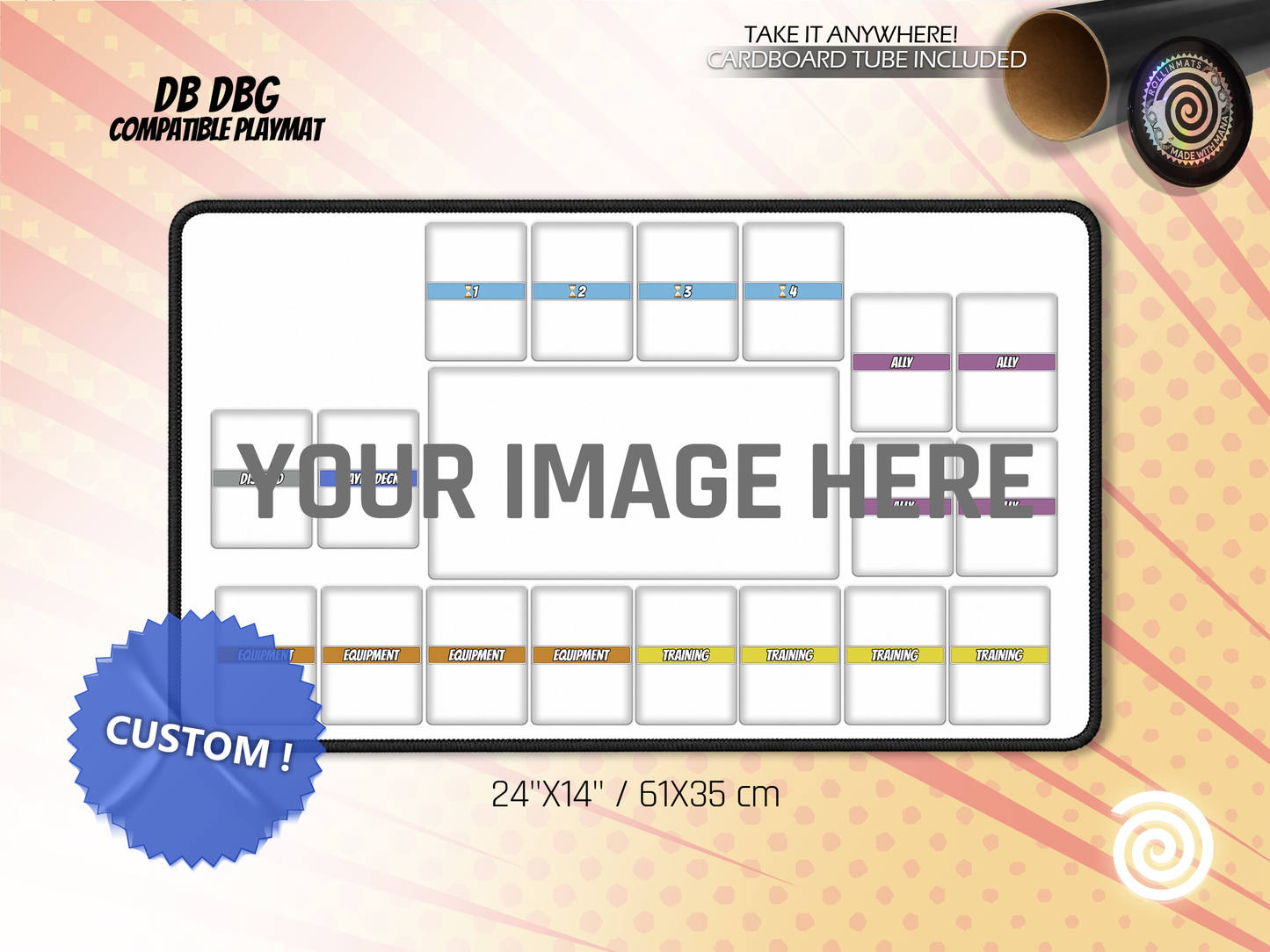 Dragon Ball DBG Compatible playmat