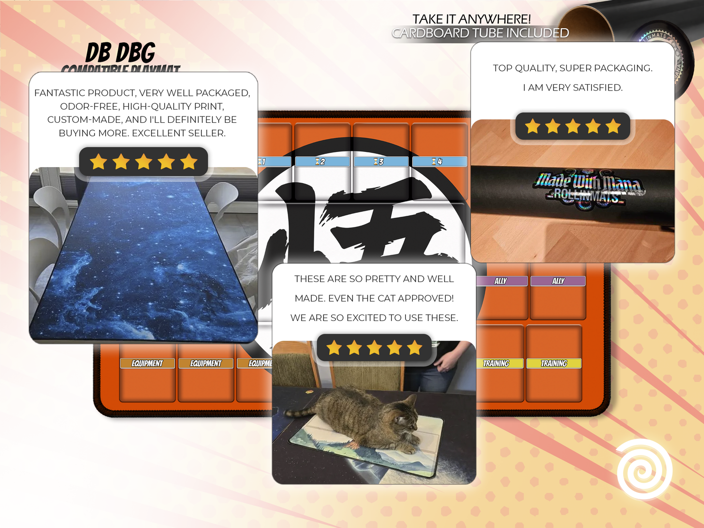 Dragon Ball DBG Compatible playmat