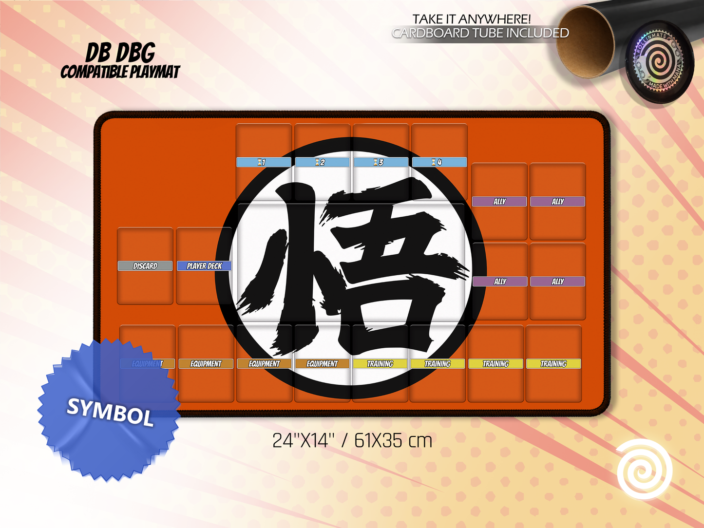Dragon Ball DBG Compatible playmat
