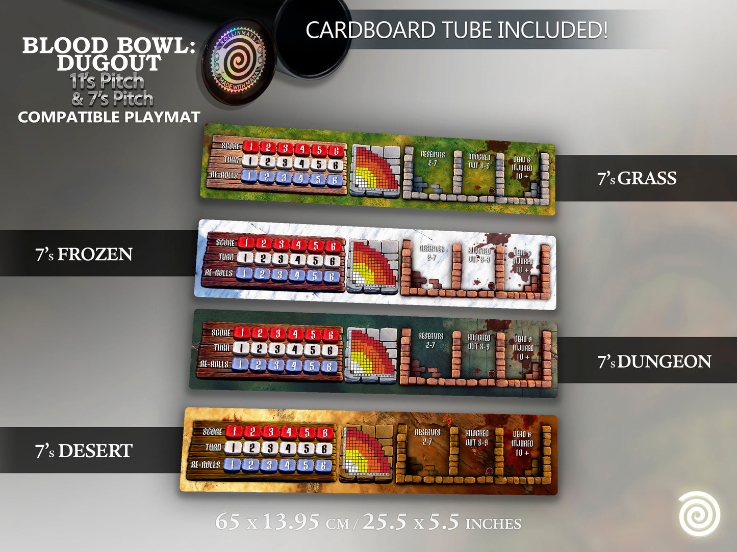 Dugouts compatible with Blood Bowl