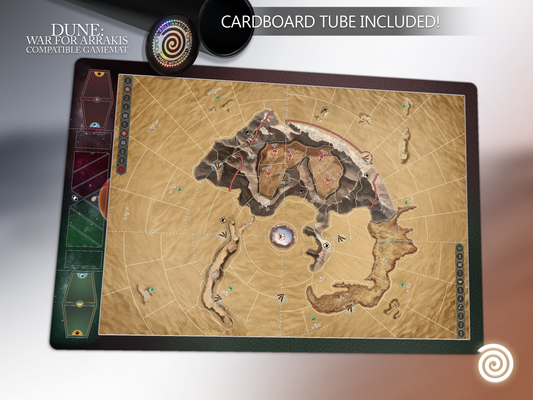 Playmat Dune War for Arrakis Compatible Gamemat   (The Spacing Guild Expansion)
