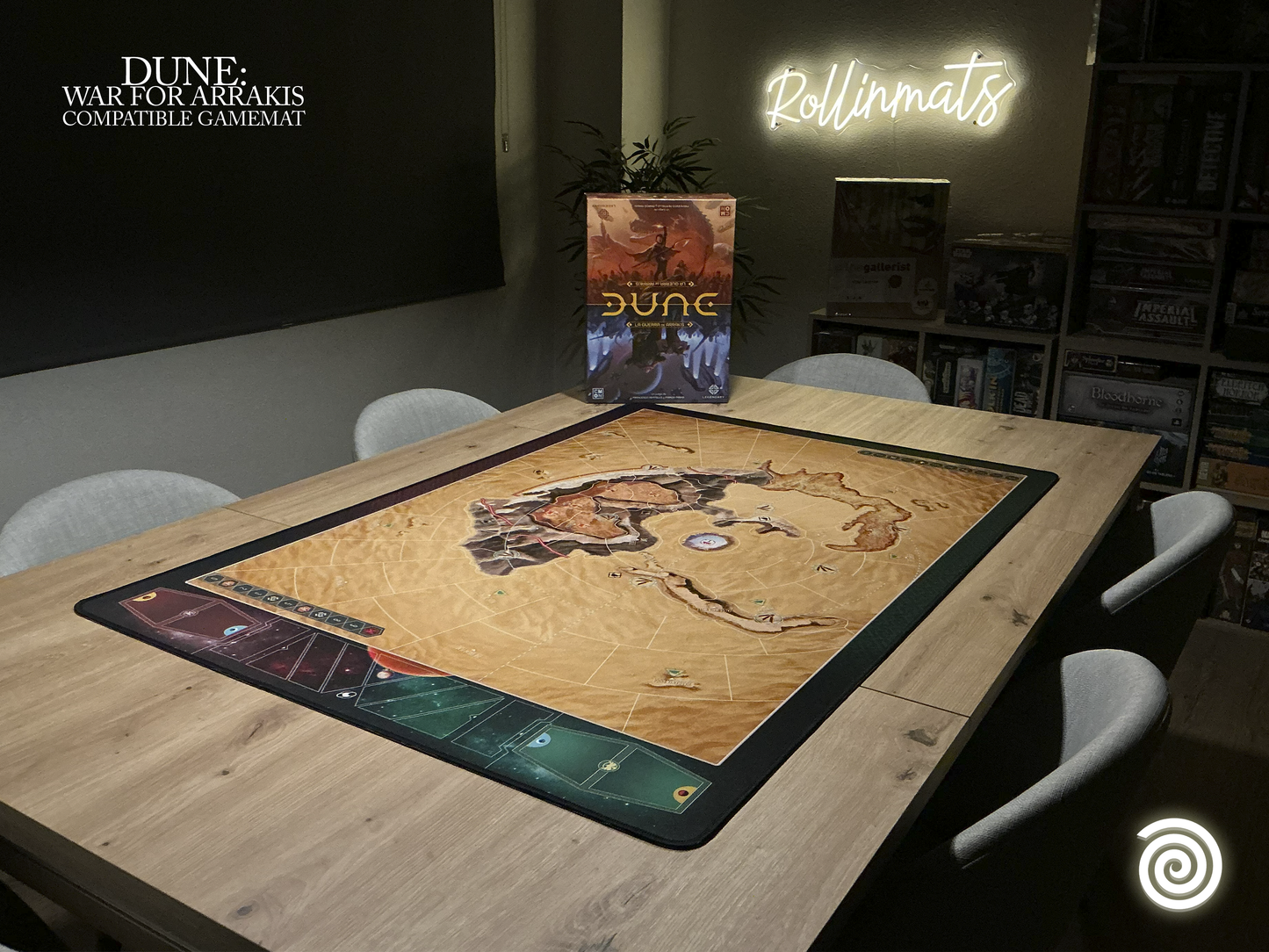 Playmat Dune War for Arrakis Compatible Gamemat   (The Spacing Guild Expansion)