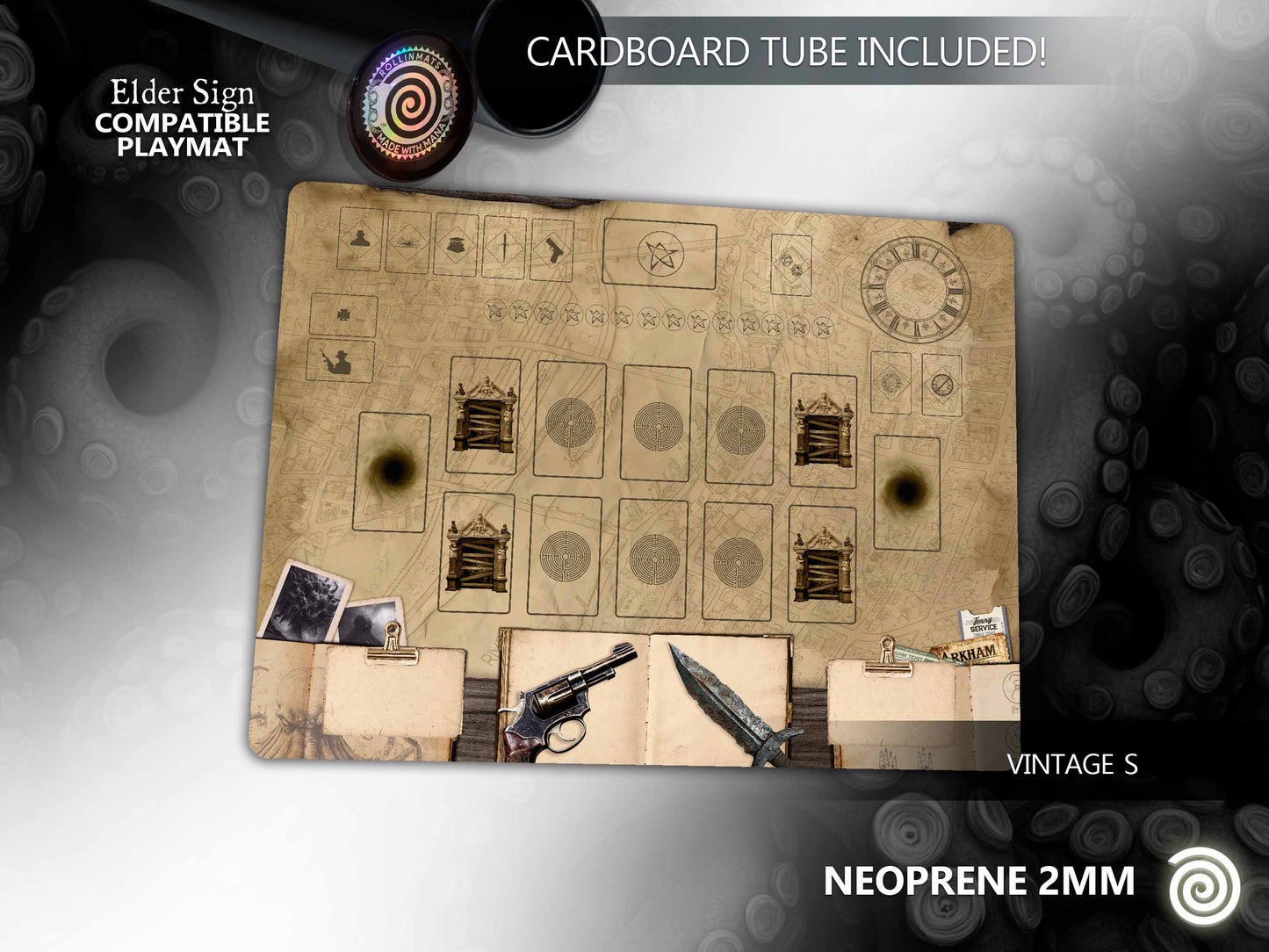 Elder Sign compatible Playmat