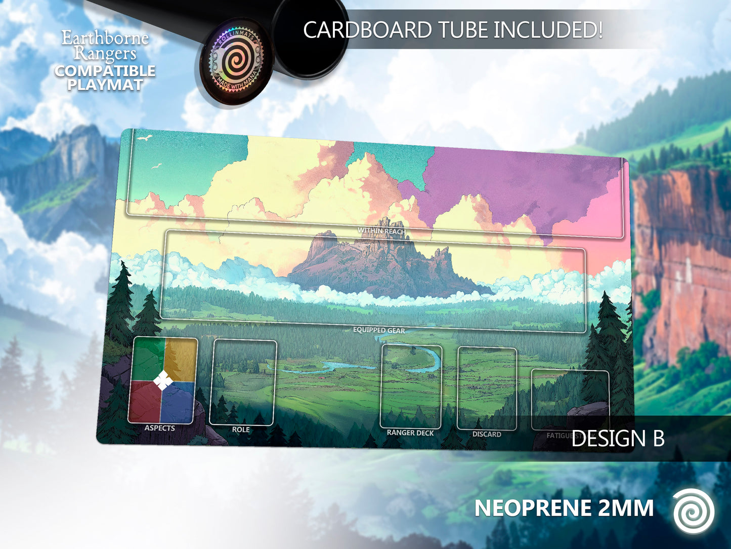 Playmat Earthborne Rangers Compatible Gamemat